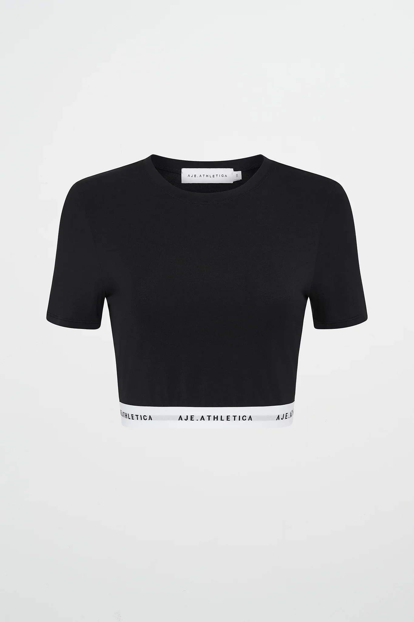 Logo Elastic Cropped Tee