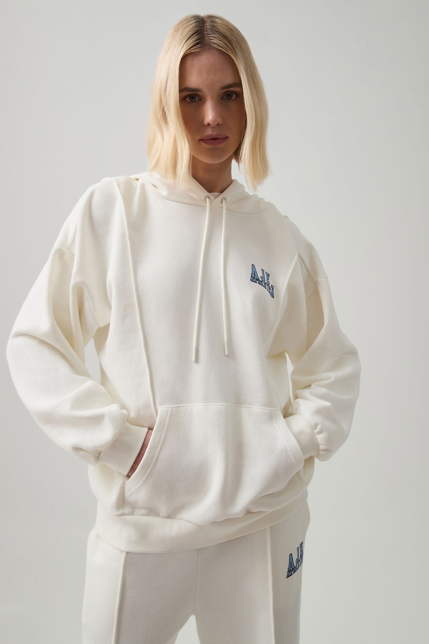 Pin Tuck Oversized Hoodie 411