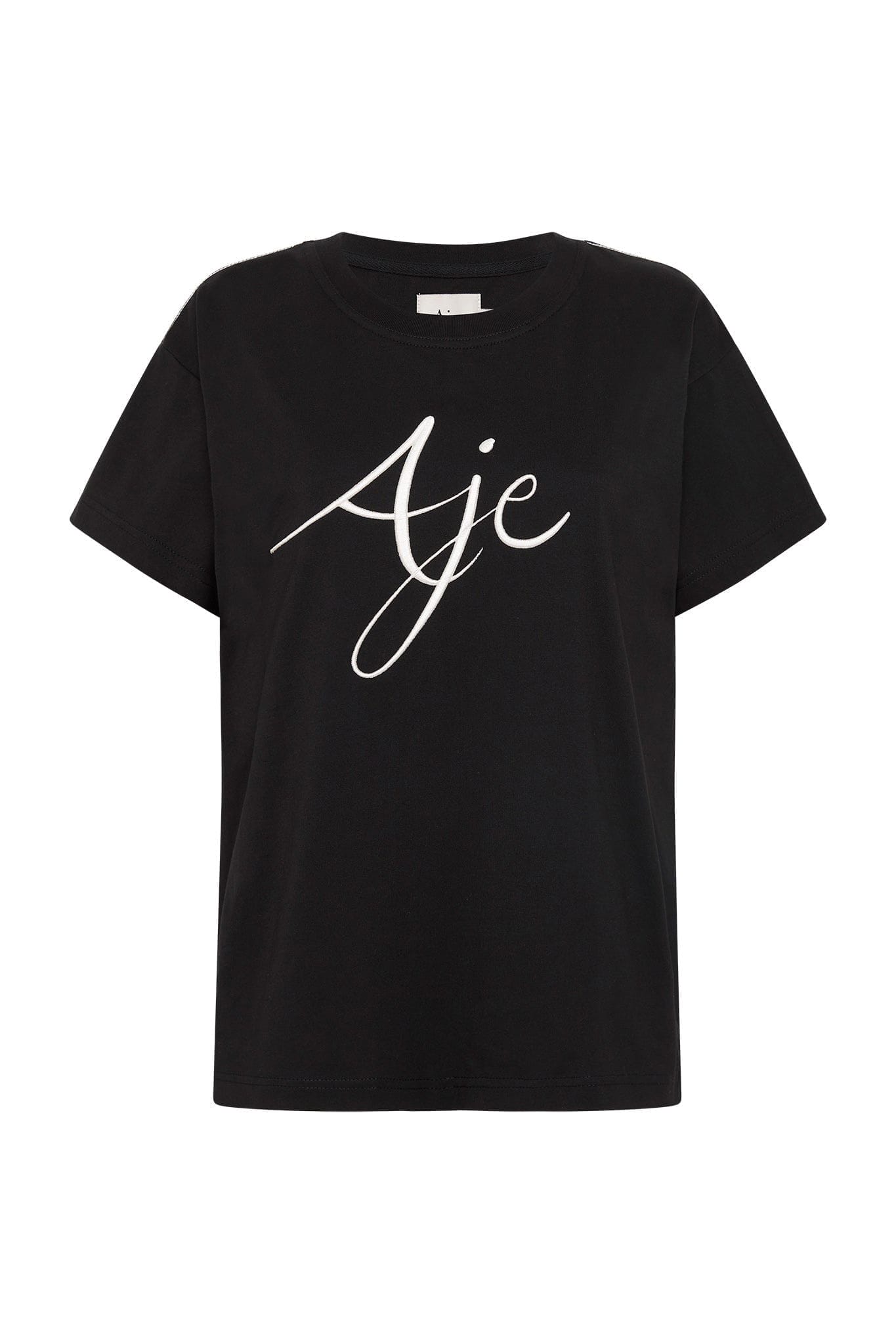 Zelle Embroidered Logo Tee