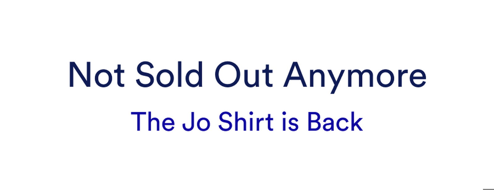 Shop the Jo Shirt