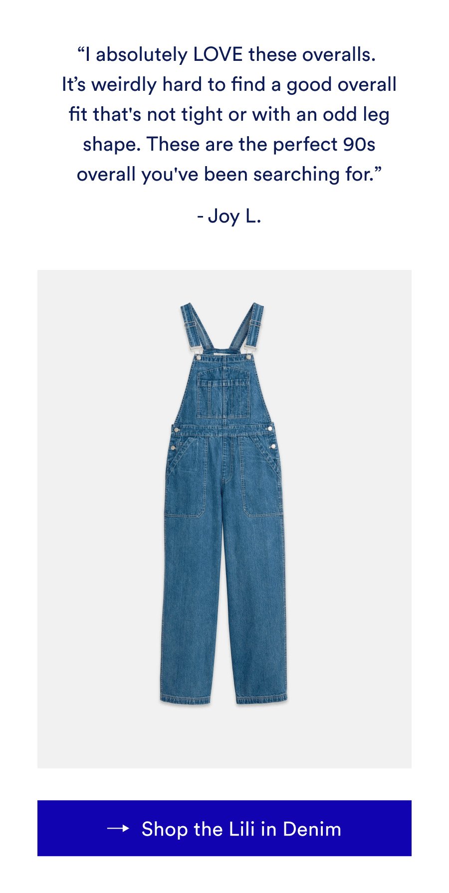 Shop the Lili Overall