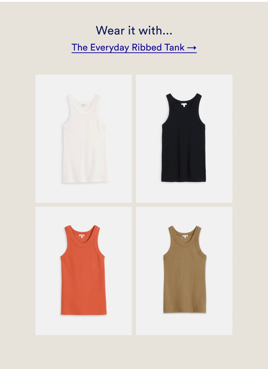 Shop the everyday rib tank