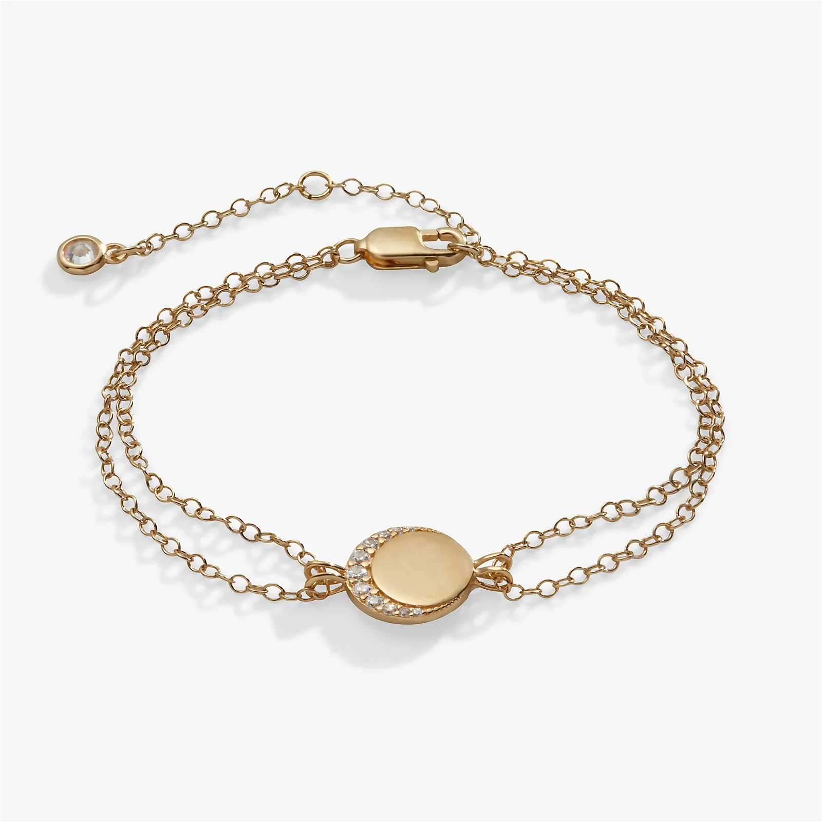 Crescent Moon Chain Bracelet