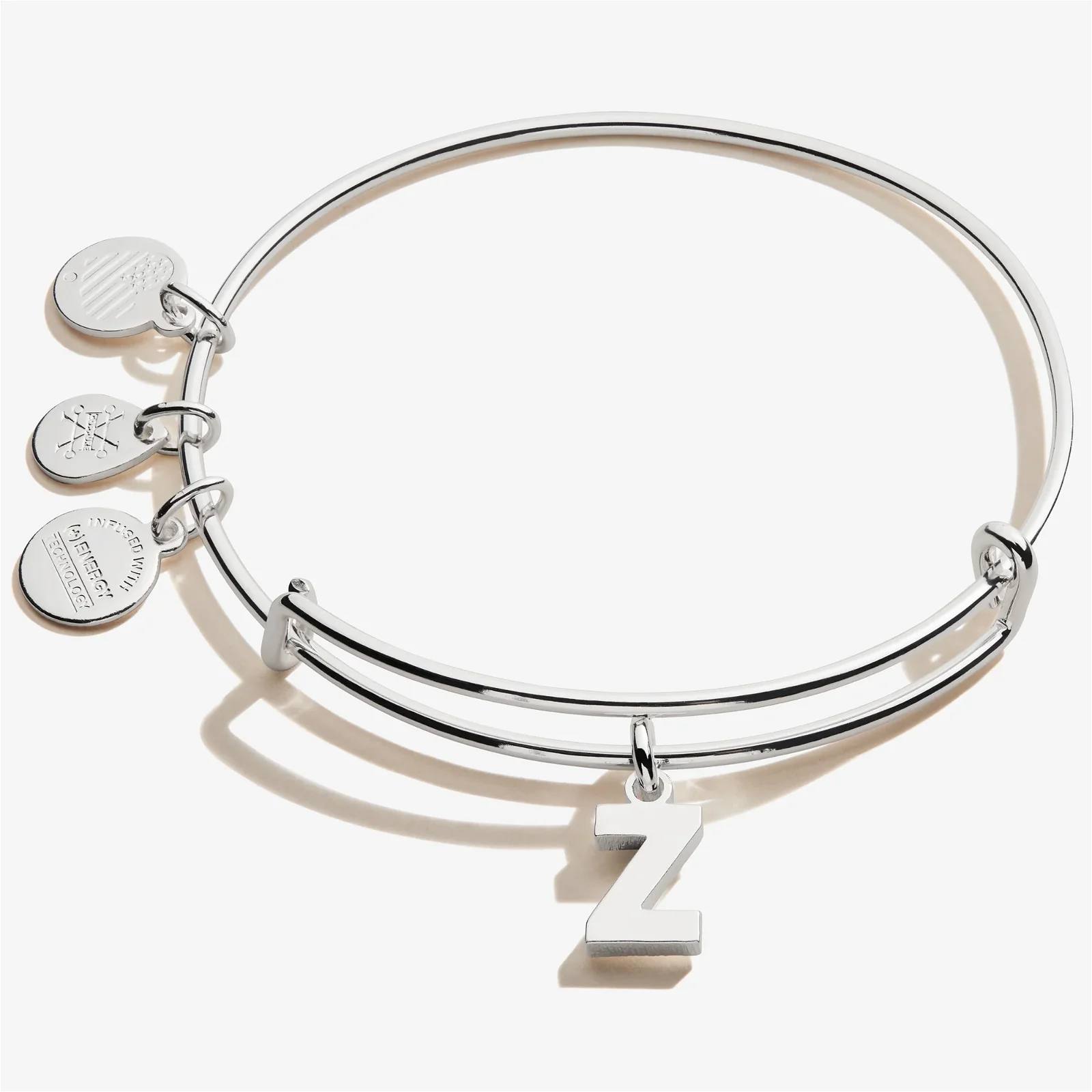 Image of Initial Z Charm Bangle