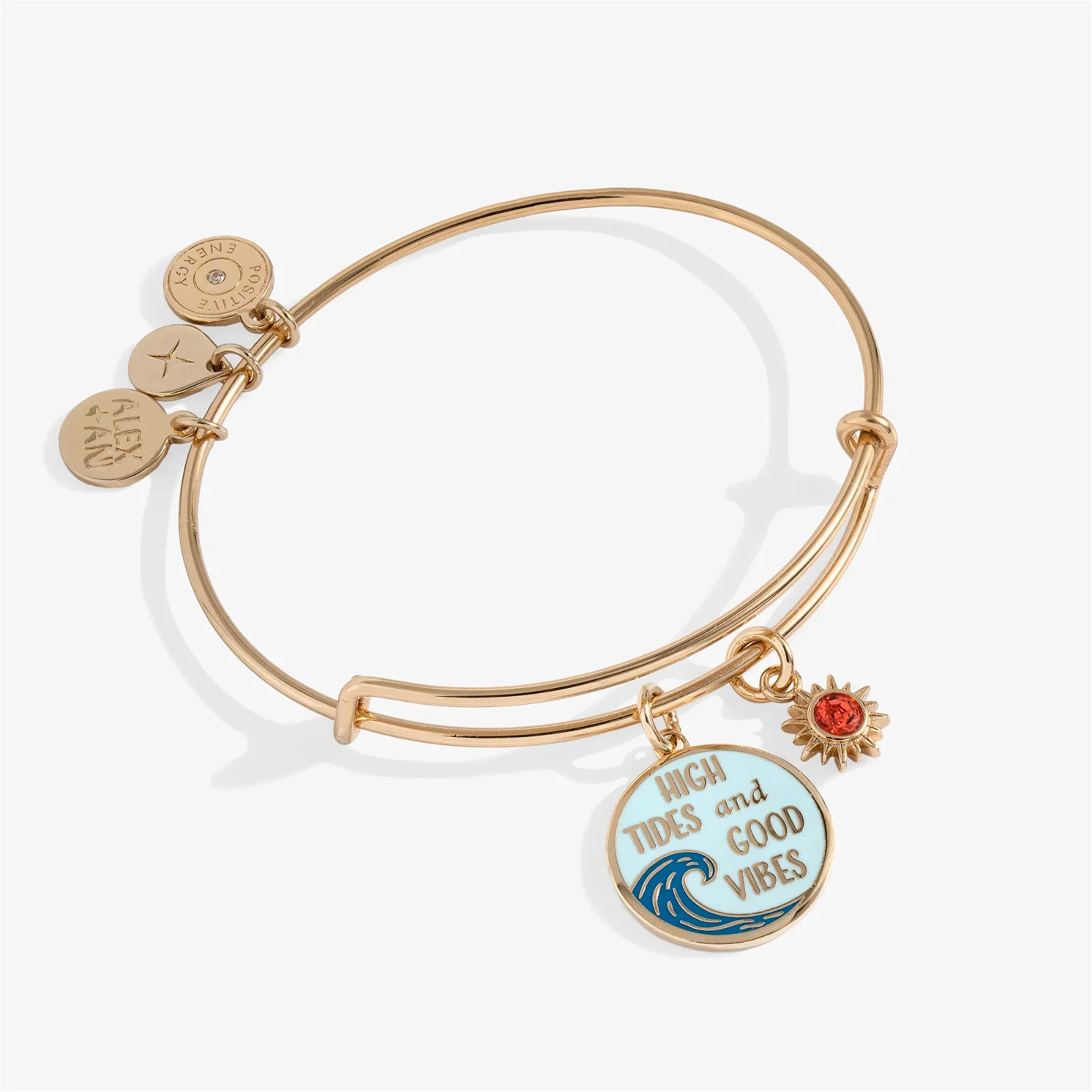 Image of High Tides Good Vibes Charm Bangle