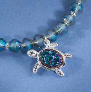 Sea Turtle Beaded Bangle | Shop Now