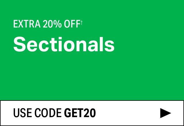 Extra 20% off Sectionals