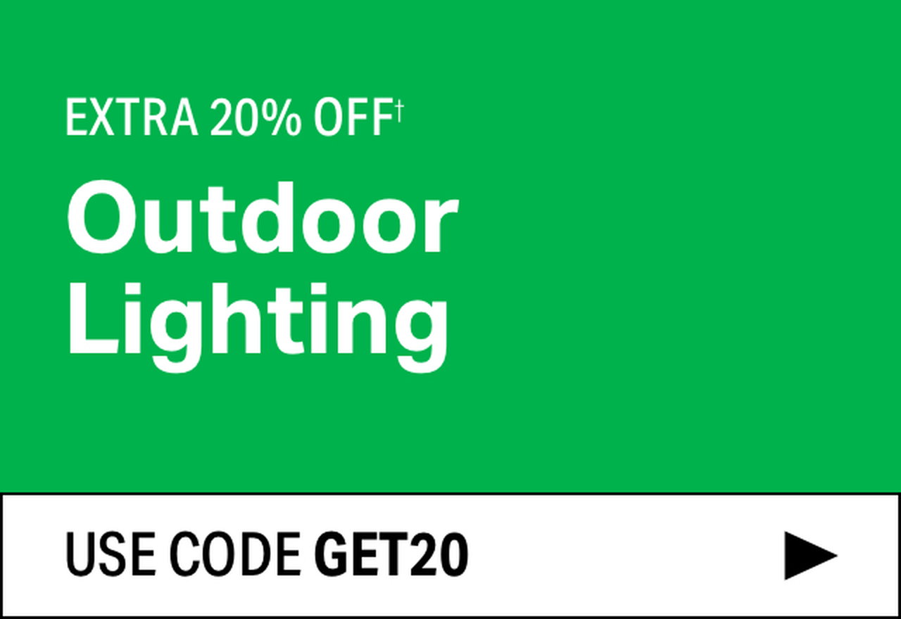 Extra 20% off Outdoor Lighting