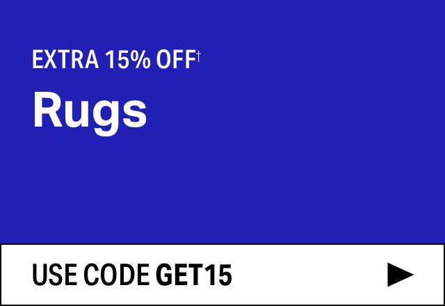 Extra 15% off Rugs