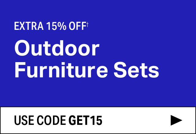 Extra 15% off Outdoor Furniture Sets