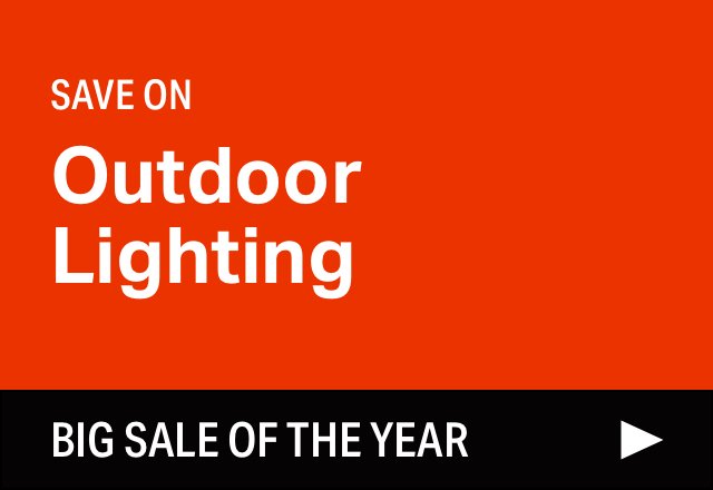 Big Outdoor Lighting Sale