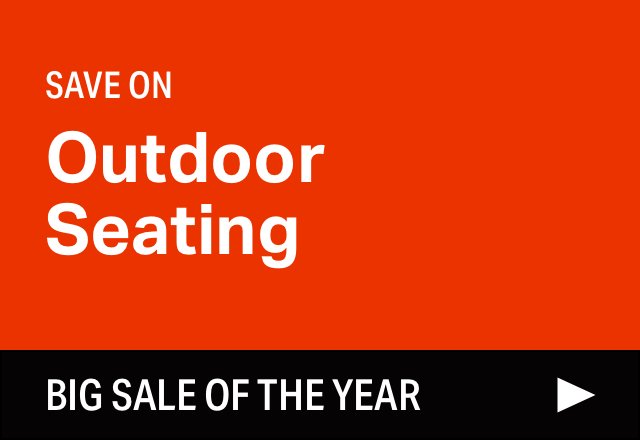 Big Outdoor Seating Sale