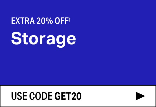 Extra 20% off Storage