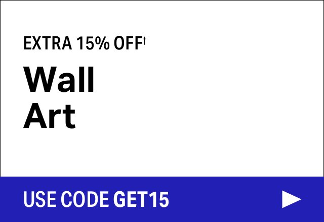 Extra 15% off Wall Art