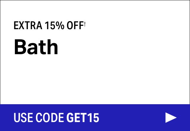 Extra 15% off Bath