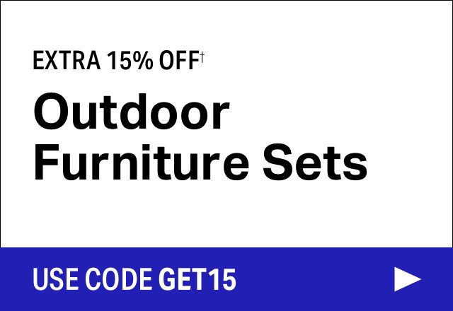 Extra 15% off Outdoor Furniture Sets