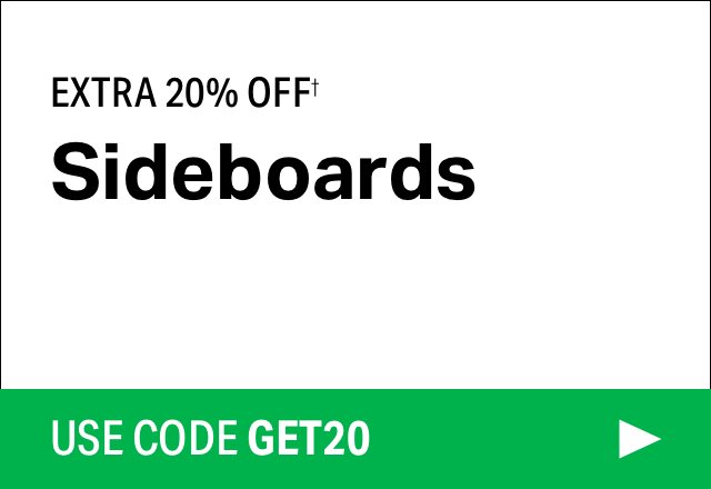 Extra 20% off Sideboards