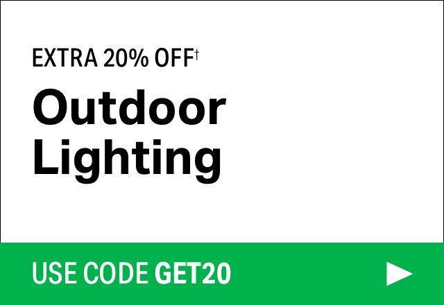 Extra 20% off Outdoor Lighting