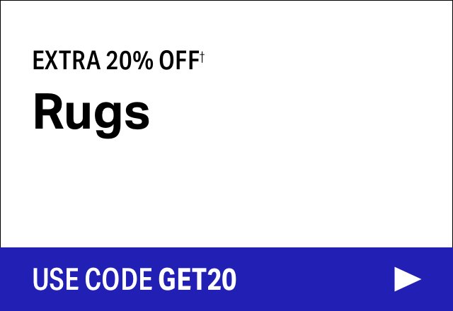 Extra 20% off Rugs