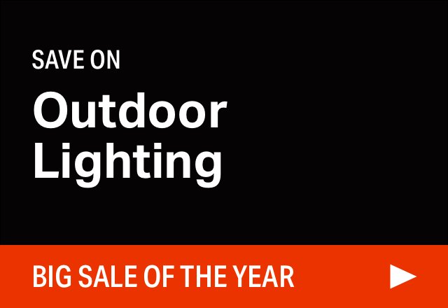 Big Outdoor Lighting Sale
