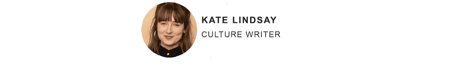 culture writer Kate Lindsay