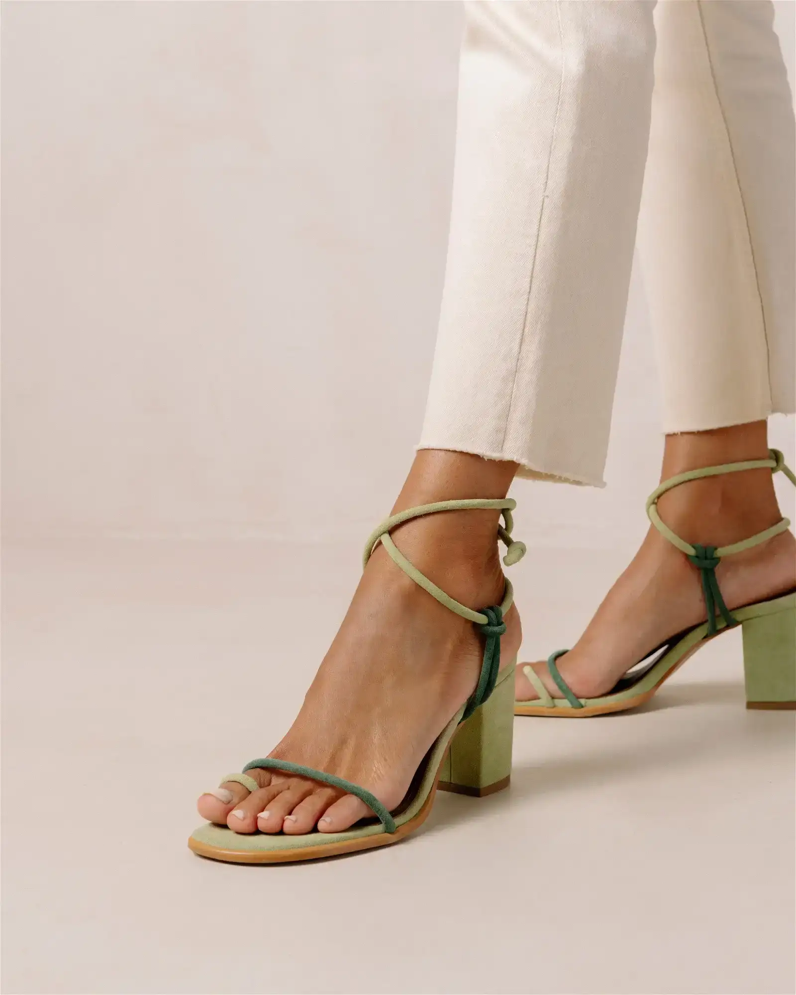Image of GRACE GREEN SANDALS