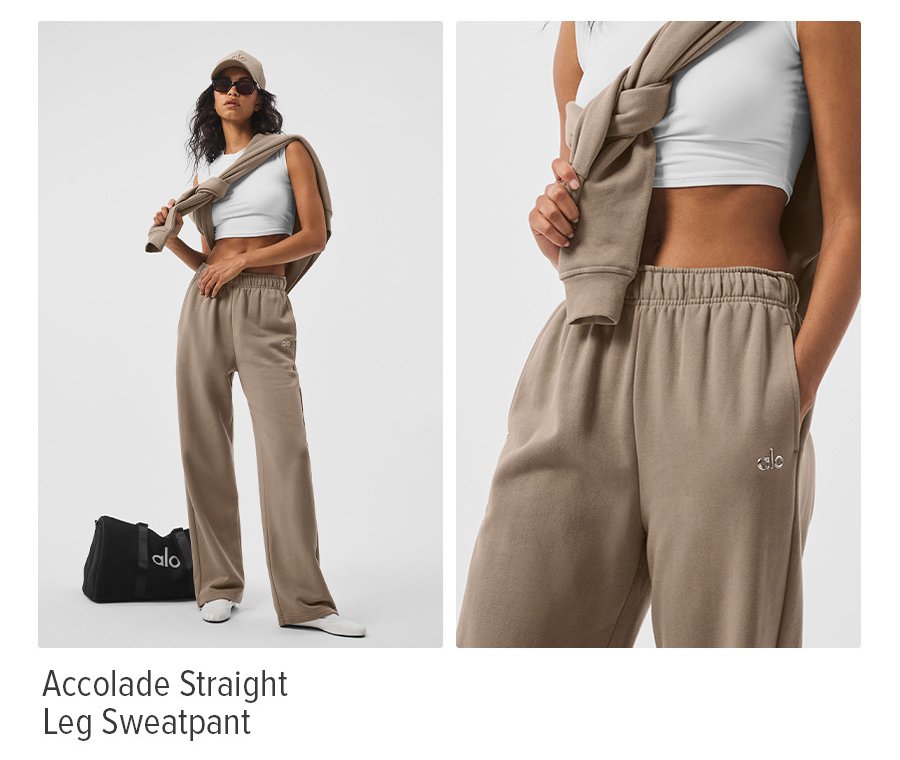 ACCOLADE STRAIGHT LEG SWEATPANT