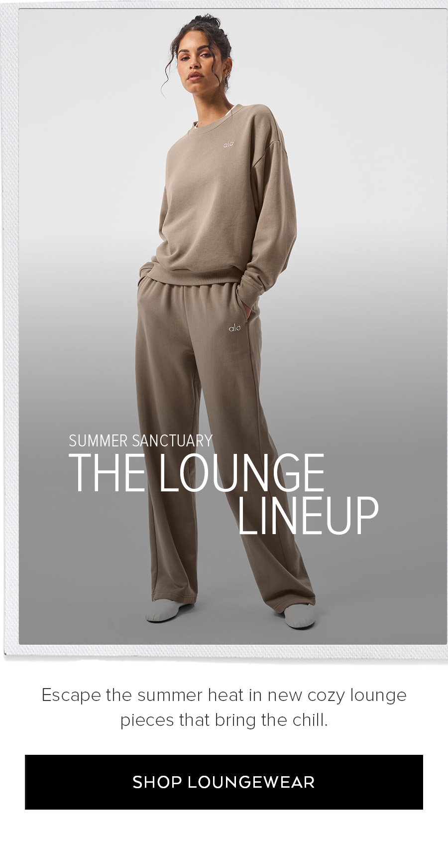 SUMMER SANCTUARY THE LOUNGE LINEUP ESCAPE THE SUMMER HEAT IN NEW COZY LOUNGE PIECES THAT BRING THE CHILL. SHOP LOUNGEWEAR