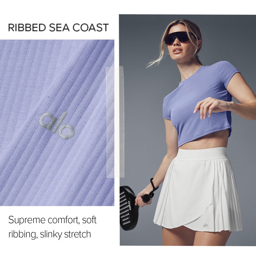 RIBBED SEA COAST SUPREME COMFORT, SOFT, RIBBING, SLINKY STRETCH