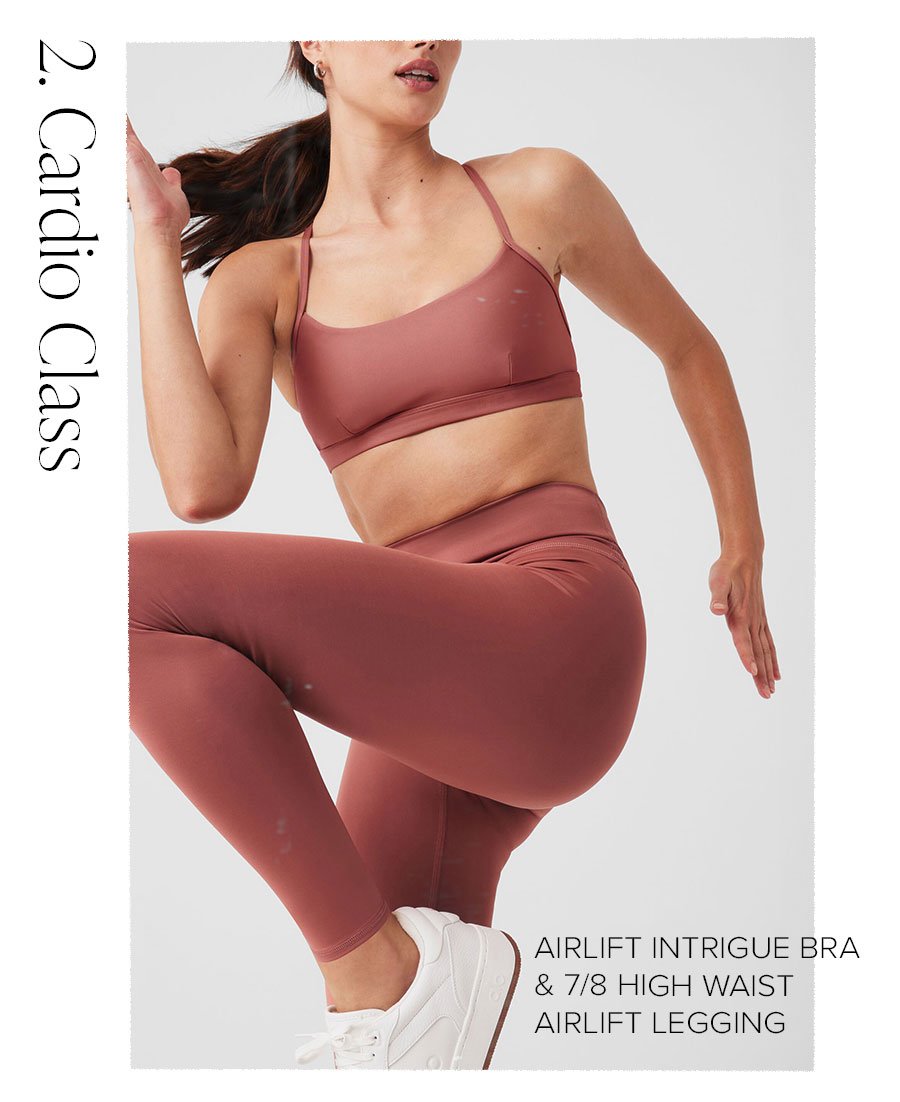 CARDIO CLASS AIRLIFT INTIEGUE BRAS & 7/8 HGIH WAIST AIRLIFT LEGGING