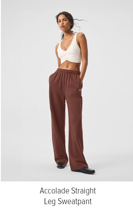 ACCOLADE STRAIGHT LEG SWEATPANT