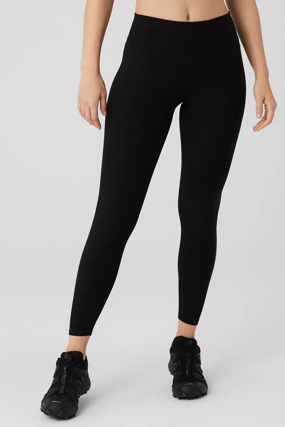 Alosoft High-Waist 7/8 Highlight Legging - Black