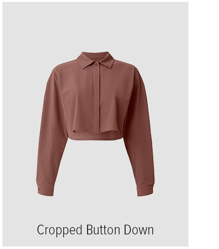 CROPPED BUTTON DOWN