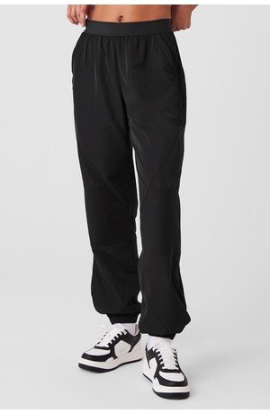 Mixed Media Reinvention Jogger - Black - Black / S