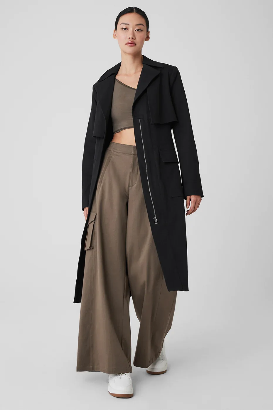 Formation Trench Coat - Black - Black / XS