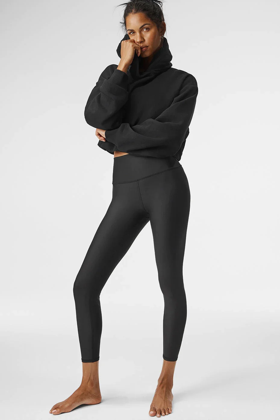 7/8 High-Waist Airlift Legging - Black