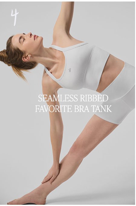 SEAMLESS RIBBED FAVORITE BRA TANK