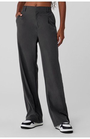 High-Waist Pursuit Trouser - Anthracite - Anthracite / XXS