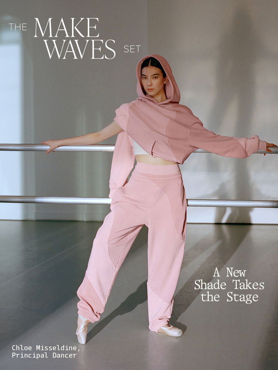 THE MAKE WAVES SET A NEW SHADE TAKES THE STAGE CHLOE MISSELDINE, PRINCIPAL DANCER.