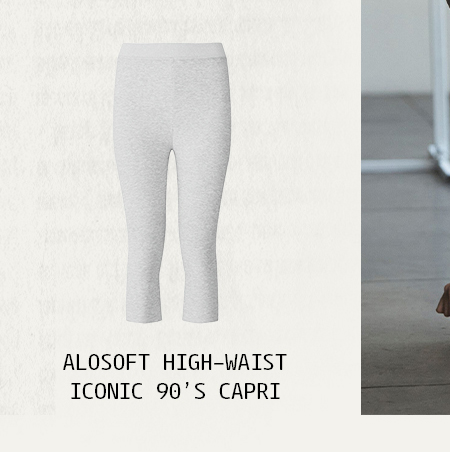 Alosoft High-Waist Iconic 90's Capri