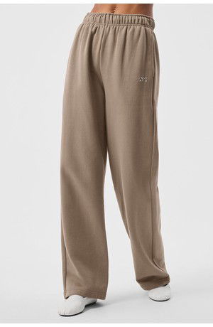 Accolade Straight Leg Sweatpant - Gravel - Gravel / XXS