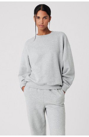 Accolade Crew Neck Pullover - Athletic Heather Grey - Athletic Heather Grey / XXS