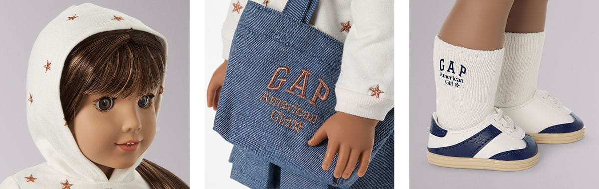 Embroidered-star accents. Iconic denim tote bag. Low-top classic kicks.. 