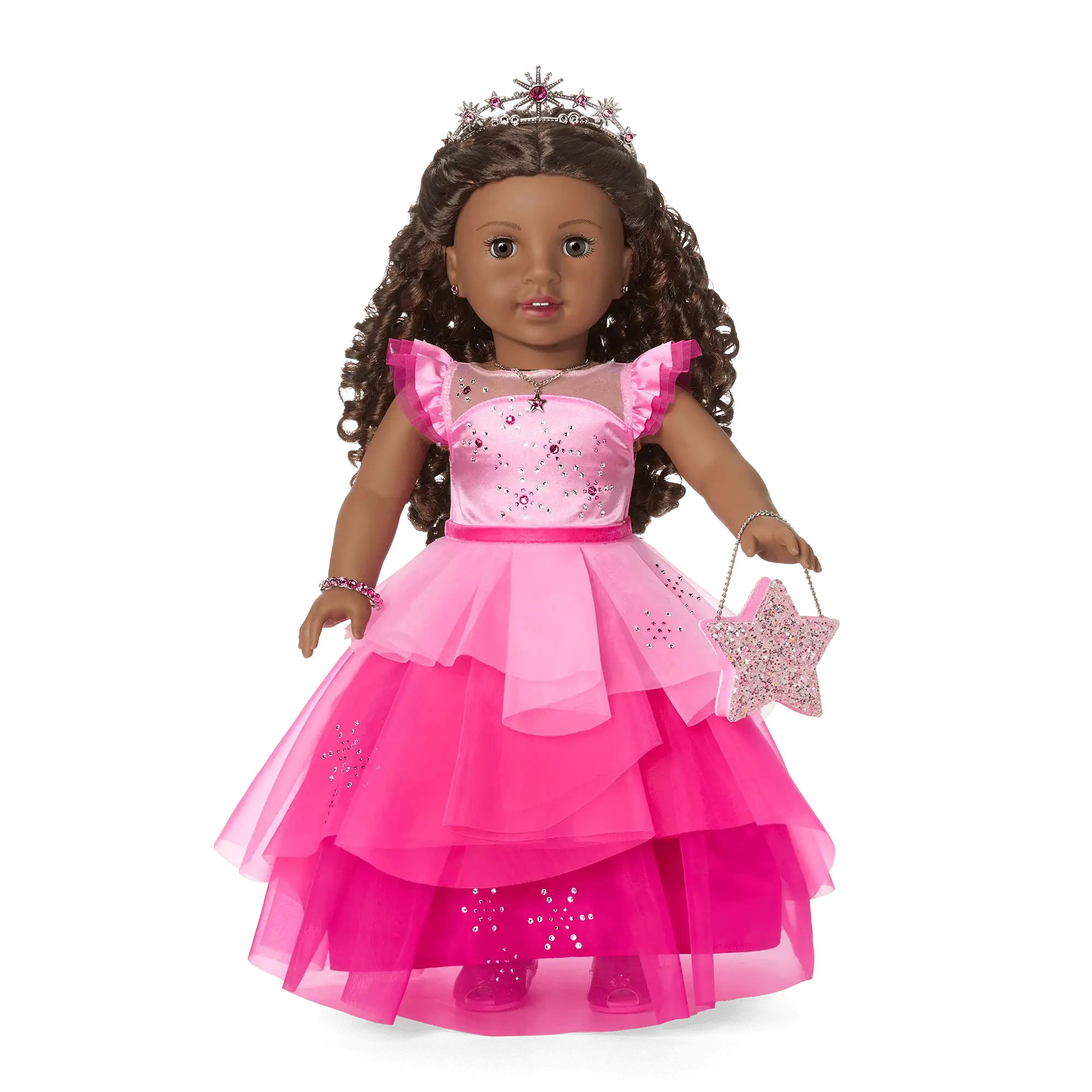 Image of American Girl® 2024 Pink Stardust Holiday Collector Doll