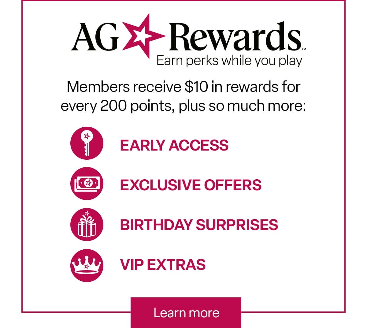 H: AG Rewards™ 