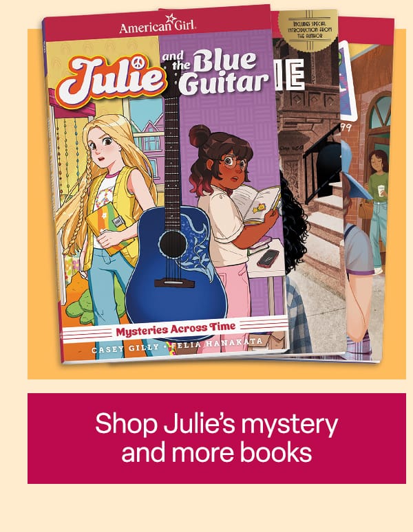 Shop Julie’s mystery and more books