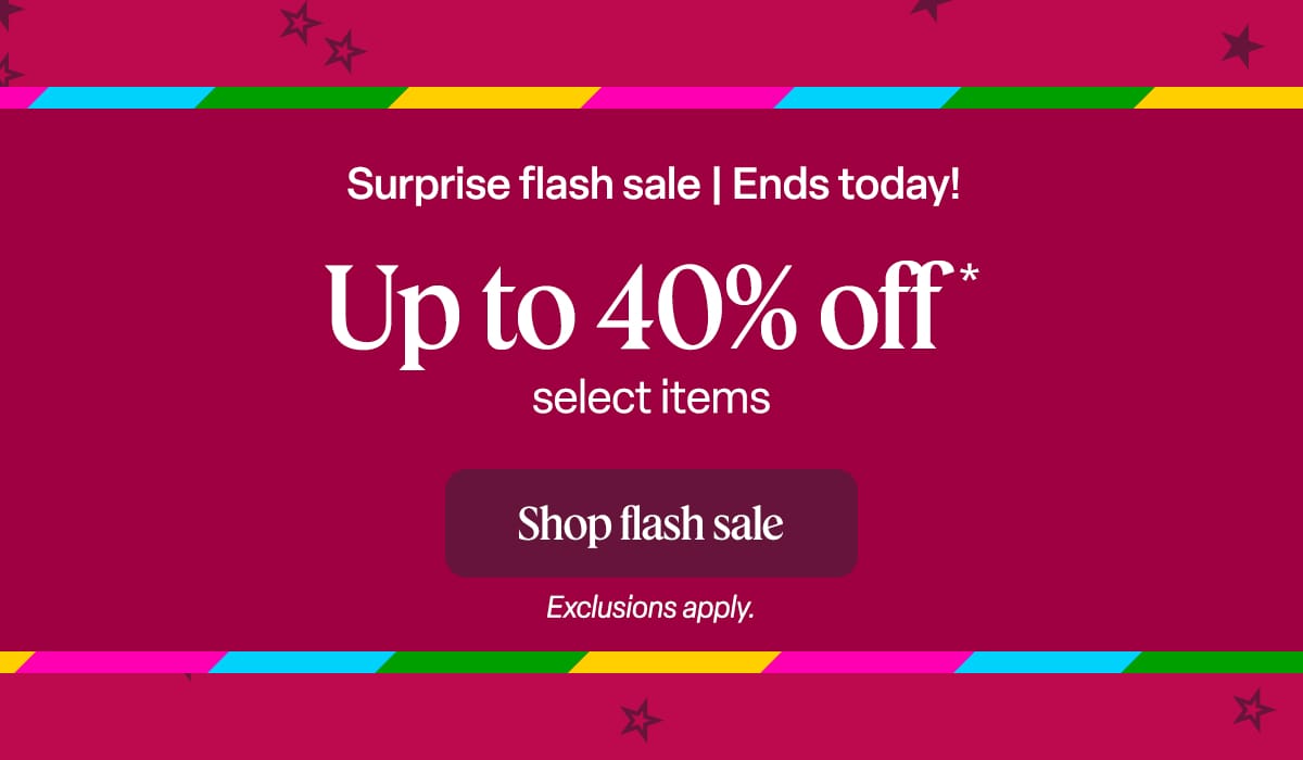 Surprise Flash Sale