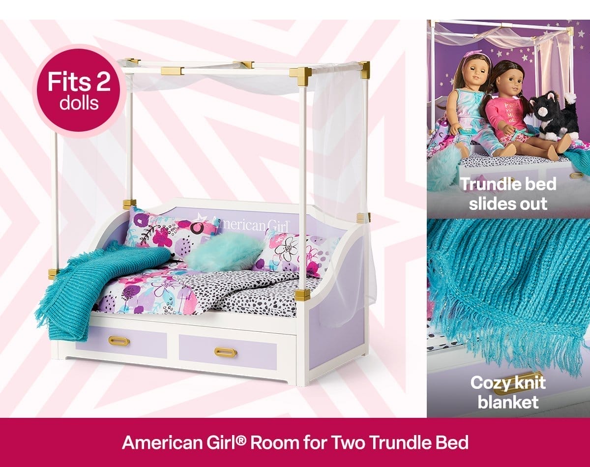 CB4: American Girl® Room for Two Trundle Bed