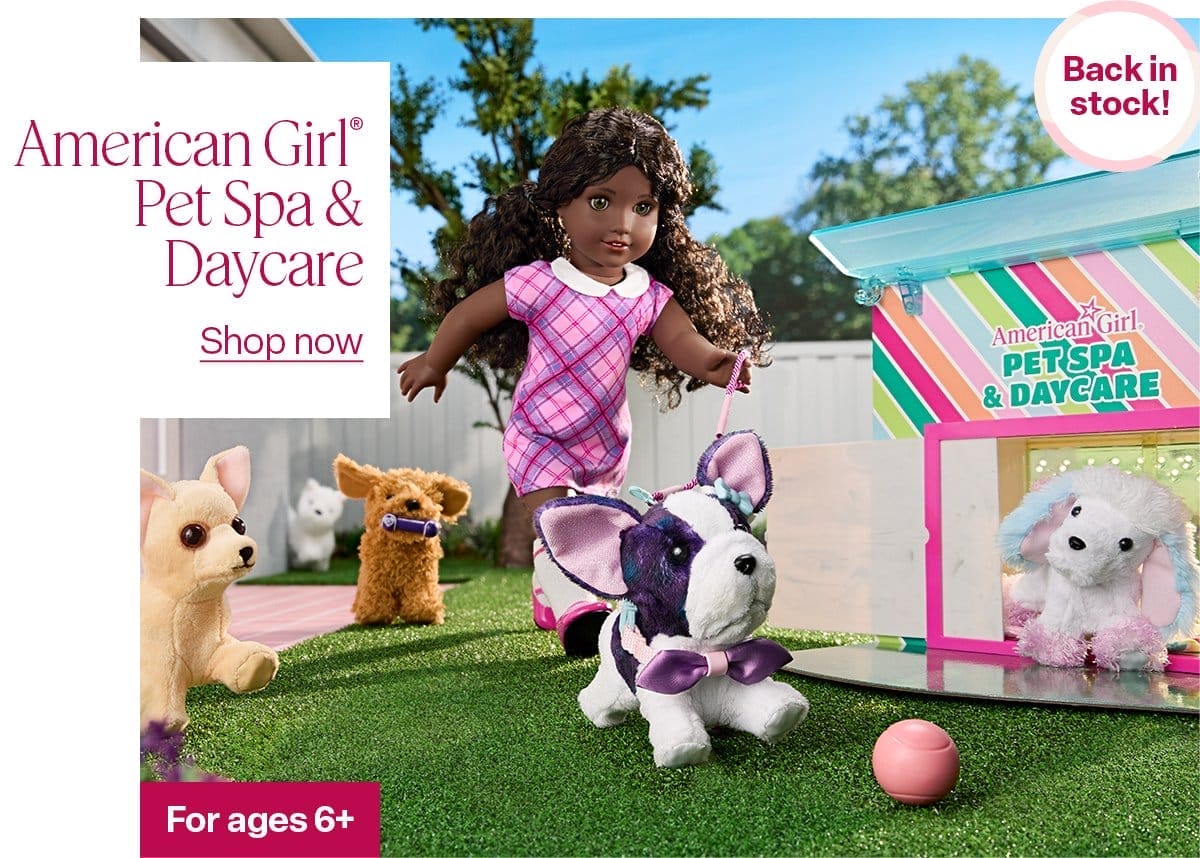 CB2: American Girl® Pet Spa & Daycare