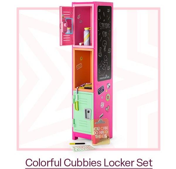 Colorful Cubbies Locker Set